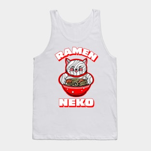 RAMEN Life Kawaii Cat Tank Top